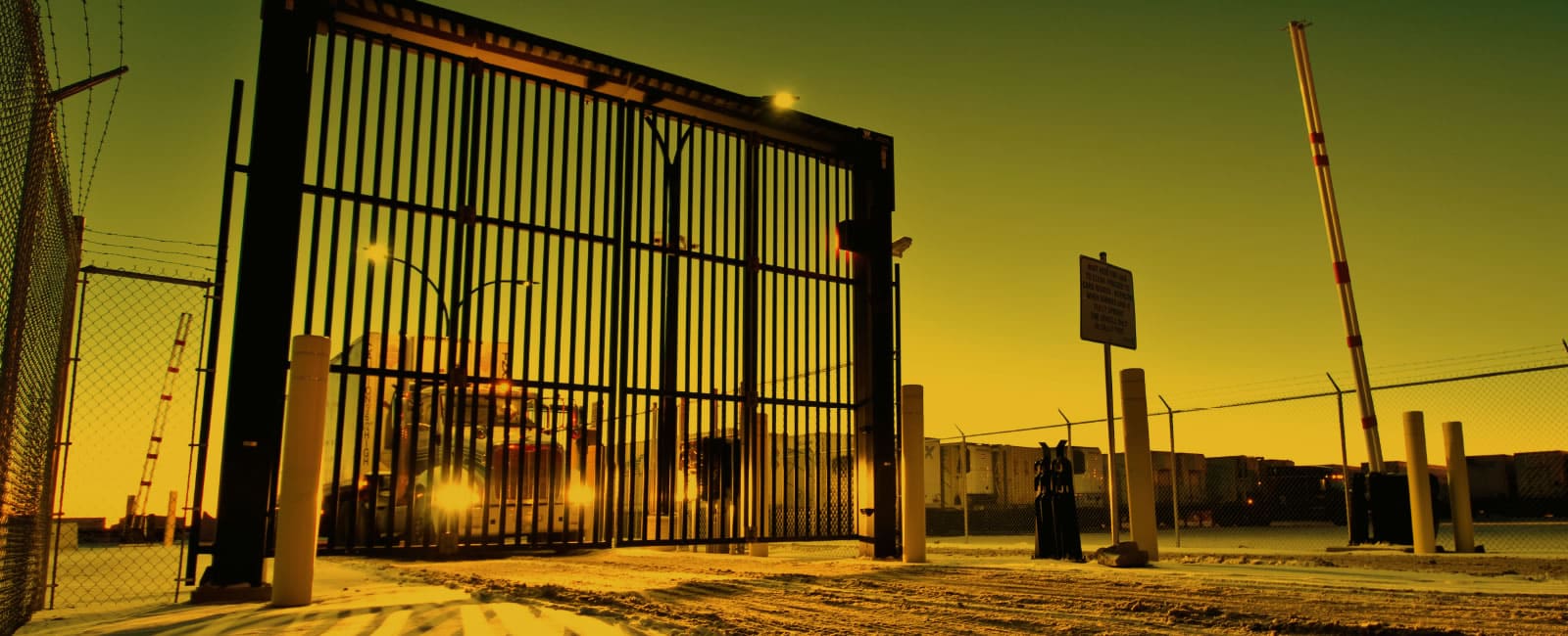 Commercial perimeter security solutions by Wallace Perimeter Security featuring secure industrial fencing and gates